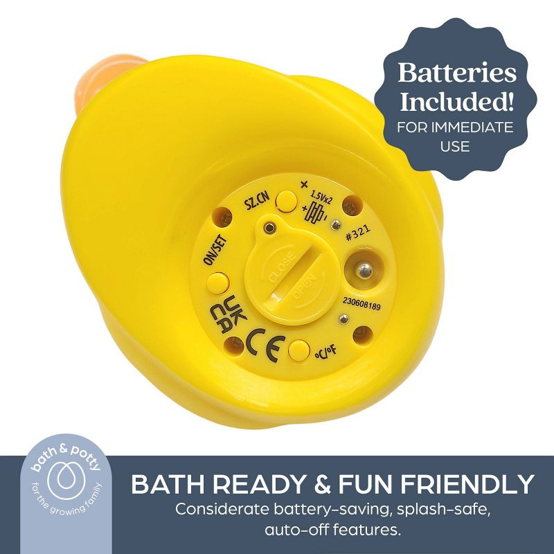 Dreambaby General Duck Room &#38; Bath Thermometer Canary Yellow, 5 of 8