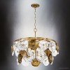 Urban Ambiance Luxury Vintage Indoor Chandelier,  20-1/2''H x 27"W x 27''D,  Gold Ombre Finish, UHP5020 - 3 of 4