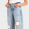 Women's Mid-Rise Patchwork 90's Baggy Jeans - Universal Thread™ - 4 of 4
