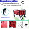 CAVINAS Heavy Duty Folding All-Terrain Wagon, Shopping Cart with Wheels, Utility Cart for Camping Shopping - 4 of 4