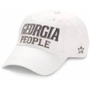 Pavilion Gift Company - Georgia People - White Adjustable Hat - Hats - 1 of 4
