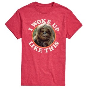 Men's - Star Wars - I Woke Up Like This Chewie Short Sleeve Graphic T-Shirt - 1 of 4