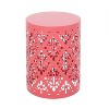 2pc Modern Metal and Round End Table Outside-Christopher Knight Home - 4 of 4