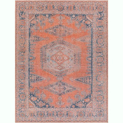 Mark & Day Mackey Washable Woven Indoor Area Rugs Burnt Orange