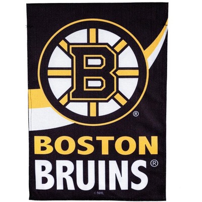 Flag, DS New Burlap, Garden, Boston Bruins