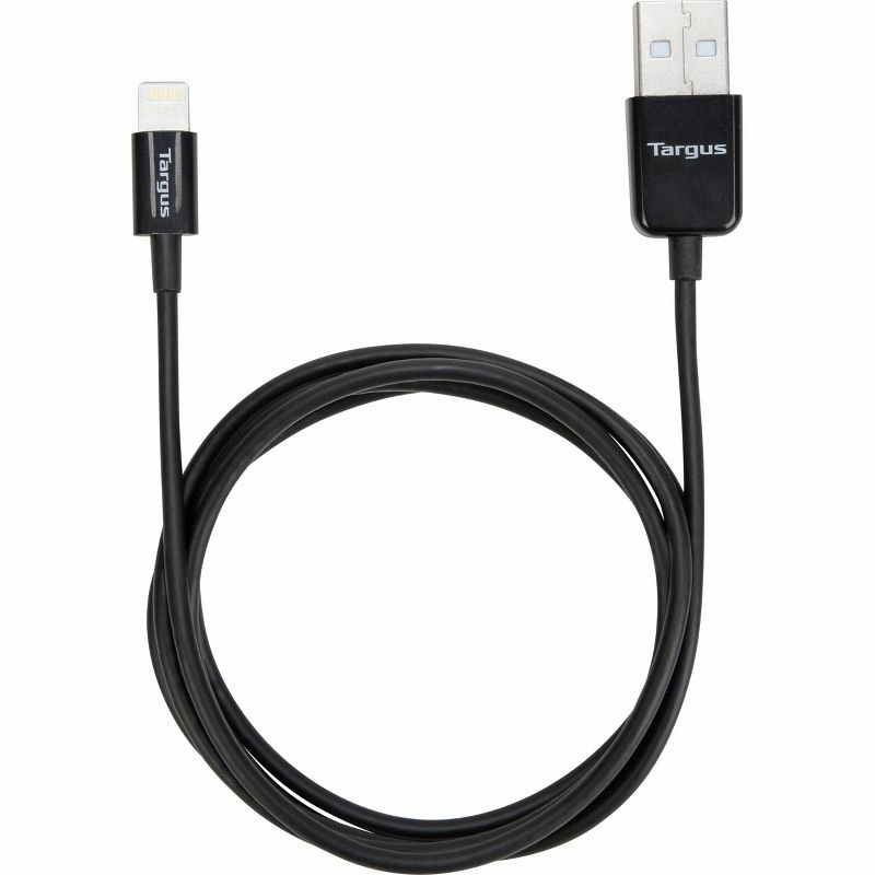 Targus Sync & Charge Lightning Cable for Compatible Apple® Devices (1M), Black, 3 of 4