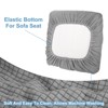 Unique Bargains Polyester Elastic Bottom Non-Slip Sofa Couch Cushion Cover 20"x20" - 4 of 4