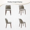 Upholstered Dining Chairs Set of 2, Modern Fabric Dining Room Kitchen Side Chair for Restaurant,Upholstered Fabric Accent Chairs - 3 of 4