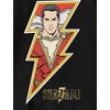 Shazam! Movie Character In Logo Crew Neck Long Sleeve Youth Boy's Black Sweatshirt - 2 of 2