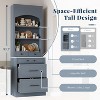 Bella Depot Freestanding 83.7" Tall Kitchen Hutch Pantry Cabinet - 3 of 4