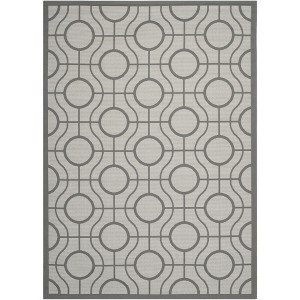 Courtyard CY6115 UV & Stain Resistant Non-Shedding Power Loomed Indoor/Outdoor Rugs - Safavieh - 1 of 4