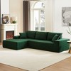 Modular Sectional Sofa Set, Modern Minimalist Style L-Shape Fabric Couch, Free Combination Upholstered Sleeper Sofa For Living Room, Bedroom, Salon - 3 of 4