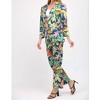 Women's Tropical Print Satin Blazer - Fate by LFD - 4 of 4