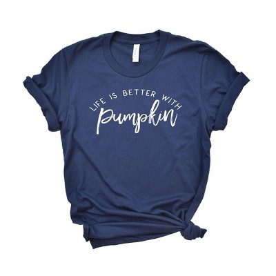 Simply Sage Market Women's Life Is Better With Pumpkin Short Sleeve Graphic Tee