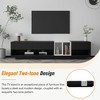 LIVAREEmlen Sleek and Stylish TV Stand with Perfect Storage Solution, Two-tone Media Console for TVs Up to 80''Black - 4 of 4