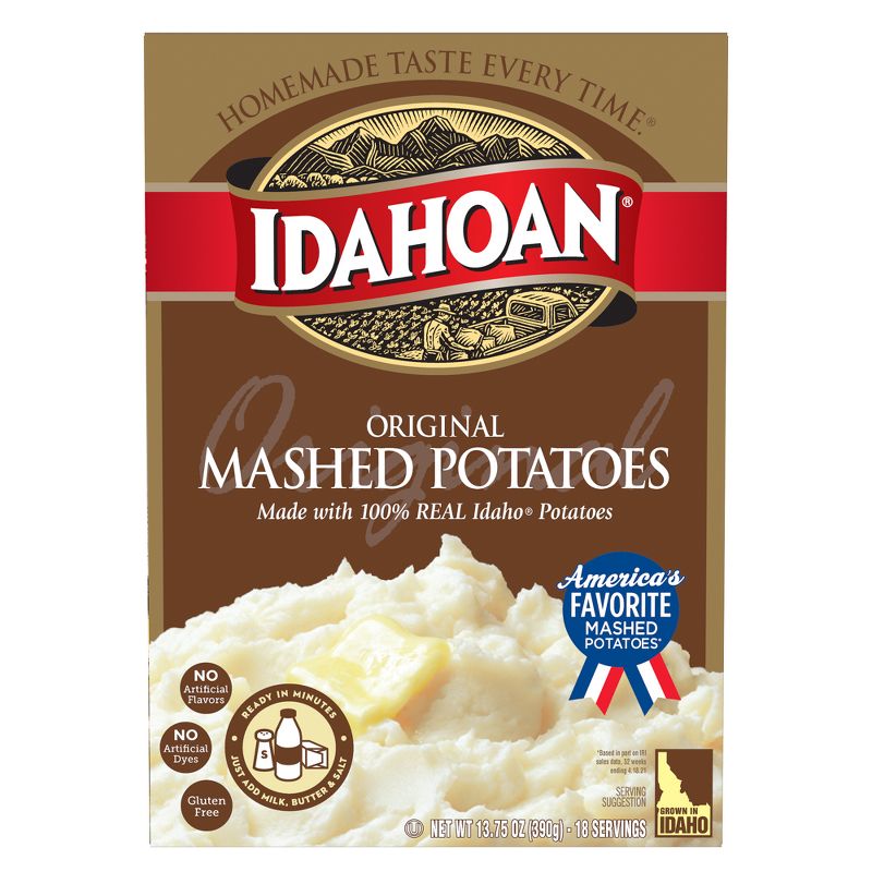 Idahoan Gluten Free Original Mashed Potatoes - 13.75oz, 1 of 6