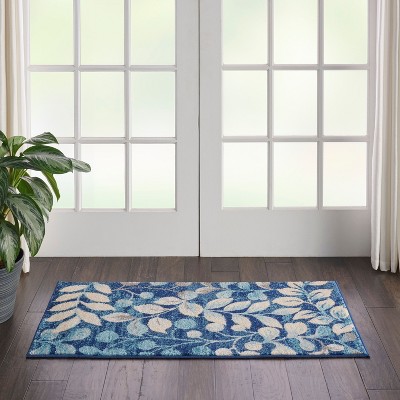 Nourison Tranquil Botanical Vine and Bloom Indoor Area Rug