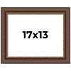 PosterPalooza | Traditional Brown Picture Frame - UV Acrylic, Backing Board, Hanging Hardware Included - 2 of 4