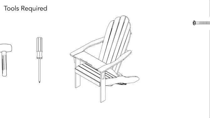 Alston Adirondack Chair with Free Tray Table - Cambridge Casual, 2 of 17, play video