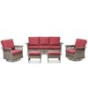 Buenhomino Outdoor Patio All-Weather Wicker Furniture Set - 4 of 4