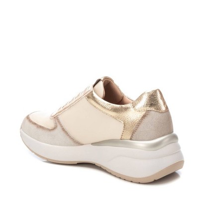 Женские кроссовки XTI Women's Easy Slip in Wedge Sneakers 143358 Beige 8 — фото 4