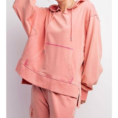Women's Terry Knit Hoodie - Easel