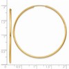 Black Bow Jewelry 1.5mm x 48mm 14k Yellow Gold Polished Round Endless Hoop Earrings - 4 of 4