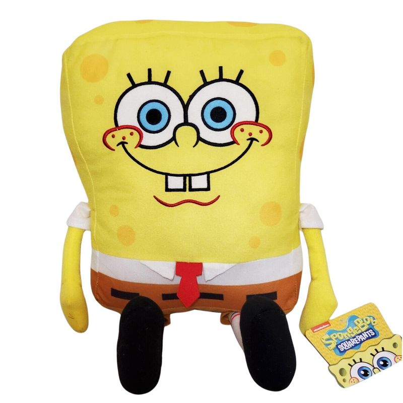Johnny's Toys Spongebob Squarepants 16.5 Inch Plush | Spongebob (Closed Mouth), 3 of 4