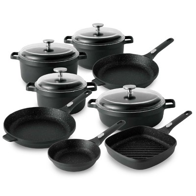 Berghoff Gem 4pc Non-stick Cast Aluminum Cookware Set, Fry Pan