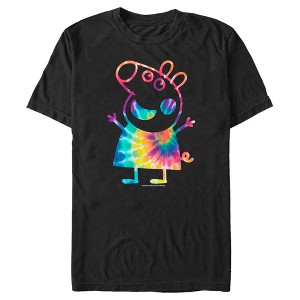 Men's Peppa Pig Tie-Dye Peppa T-Shirt - 1 of 4