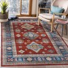 Washable Rug Vintage Rug Non Slip Indoor Floor Carpet Boho Accent Area Rug for Living Room Bedroom Kitchen - 2 of 4