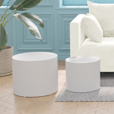 Mdf Side Table/Coffee Table/End Table/Nesting Table, Two Sets For Living Room, Office, Bedroom