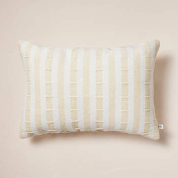 Clipped Stripe Indoor/Outdoor Throw Pillow - Hearth & Hand™ with Magnolia