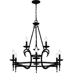 Octavia 9-Light Earth Black Chandelier - 1 of 4