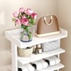 Tree City - Wide 7-Tier 45'' Double Row Wooden Shoe Rack for Entryway & Closet ¨C Holds 14¨C20 Pairs - 3 of 4