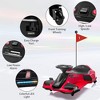 12V Kids Ride On Drift Car, Electric Go-Kart with 7AH 45W Motor, Variable Speed Up to 5 Mph, Built-in Music, Colorful Tail Led Lights, USB - 4 of 4