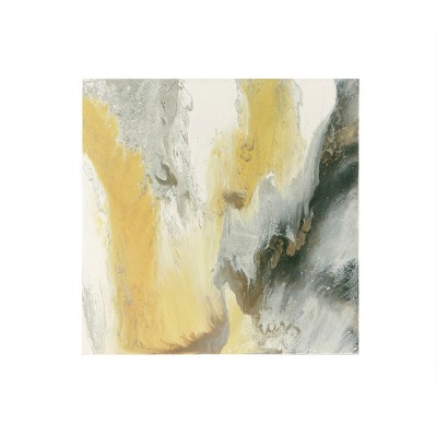 36" x 36" Blissful Gel Coat Unframed Wall Canvas Yellow