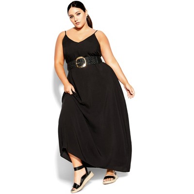 Plus Size Black SKIM Dupe Dress, Women's Fashion, Dresses & Sets, Dresses  on Carousell