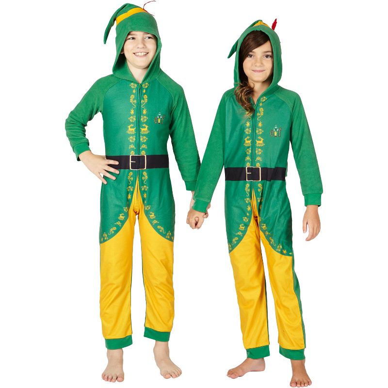 Elf The Movie Matching Family Pajama Sets Costume Onesie Elf, 2 of 7