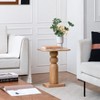 MH London Vita Solid Wood End Table - 2 of 4