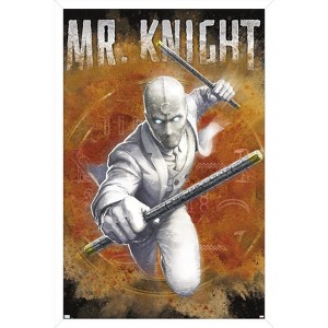 Trends International Marvel Moon Knight - Mr. Knight Framed Wall Poster Prints - 1 of 4