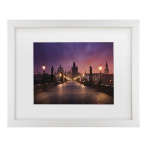 Trademark Fine Art - Inigo Cia Saint Charles Bridge, Prague Matted Framed Art - 1 of 4