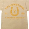 Yellowstone Horseshoe Logo Adult Crew Neck Short Sleeve T-shirt - 2 of 4