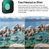 MaseiKar PL ND Filter Compatible with GoPro Hero 13 12 11 10 9, 4 Pack PL ND8 ND16 ND32 HD Multicoated Slim Neutral Density Polarizer Lens Filter Kit - 3 of 4