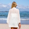 Women's Cozy Cove Crochet Beach Cover-Up Cardigan - Cupshe - 4 of 4