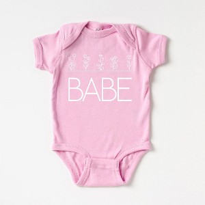 The Juniper Shop Babe Flowers Baby Bodysuit - 1 of 2