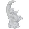 Northlight Girl Cherub Laying on Crescent Moon Statue - 7.25" - 3 of 4