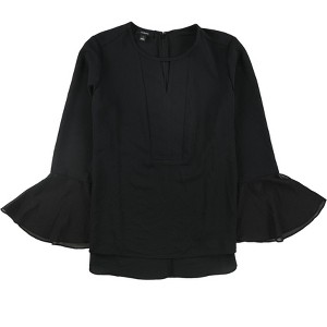 Alfani Womens Sheer Bell-Sleeve Pullover Blouse - 1 of 1