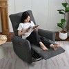 270° Power Swivel Rocker Recliner Chair with USB Ports and and Side Pockets - 4 of 4