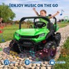 24V 2 Seater Ride on Dump Truck, 4WD Electric Car with Remote Control, Dump Bed, 3 Speed Modes, Music Player, RideToy for Boys & Girls​ Gift - 4 of 4